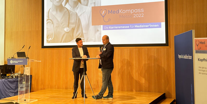 MedKompass Messe in Wien: benefit war vor Ort
